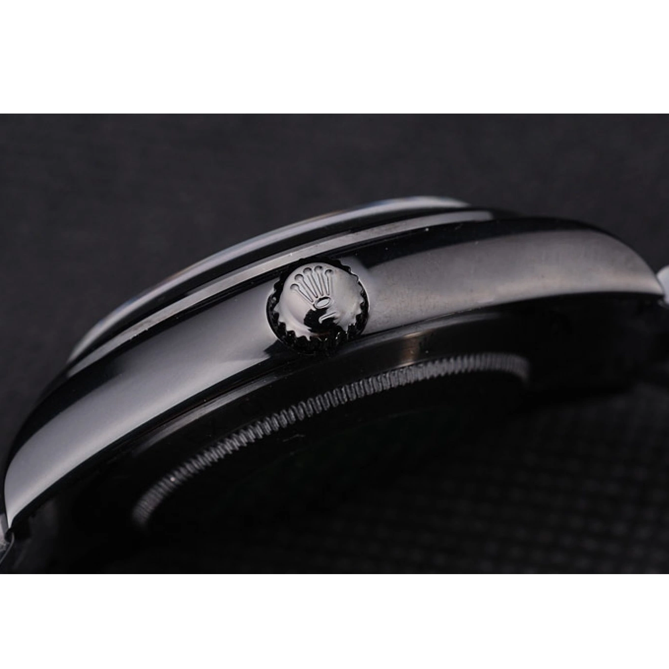 AAA Replica Watches Stainless Milgaus Ion Rolex 7476 Steel Bezel Black Dial Plated Bamford 0621